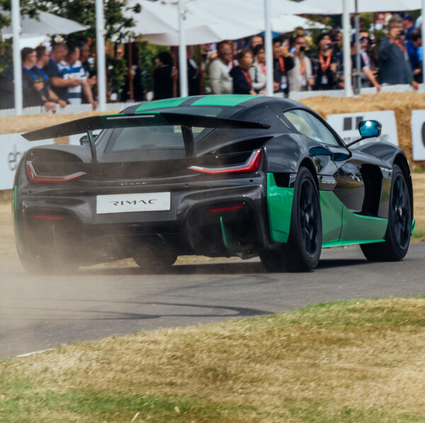 Rimac Nevera knackt Goodwood-Rekord